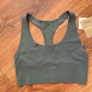 Patagonia women’s live simply bra, nouveau green, size xs